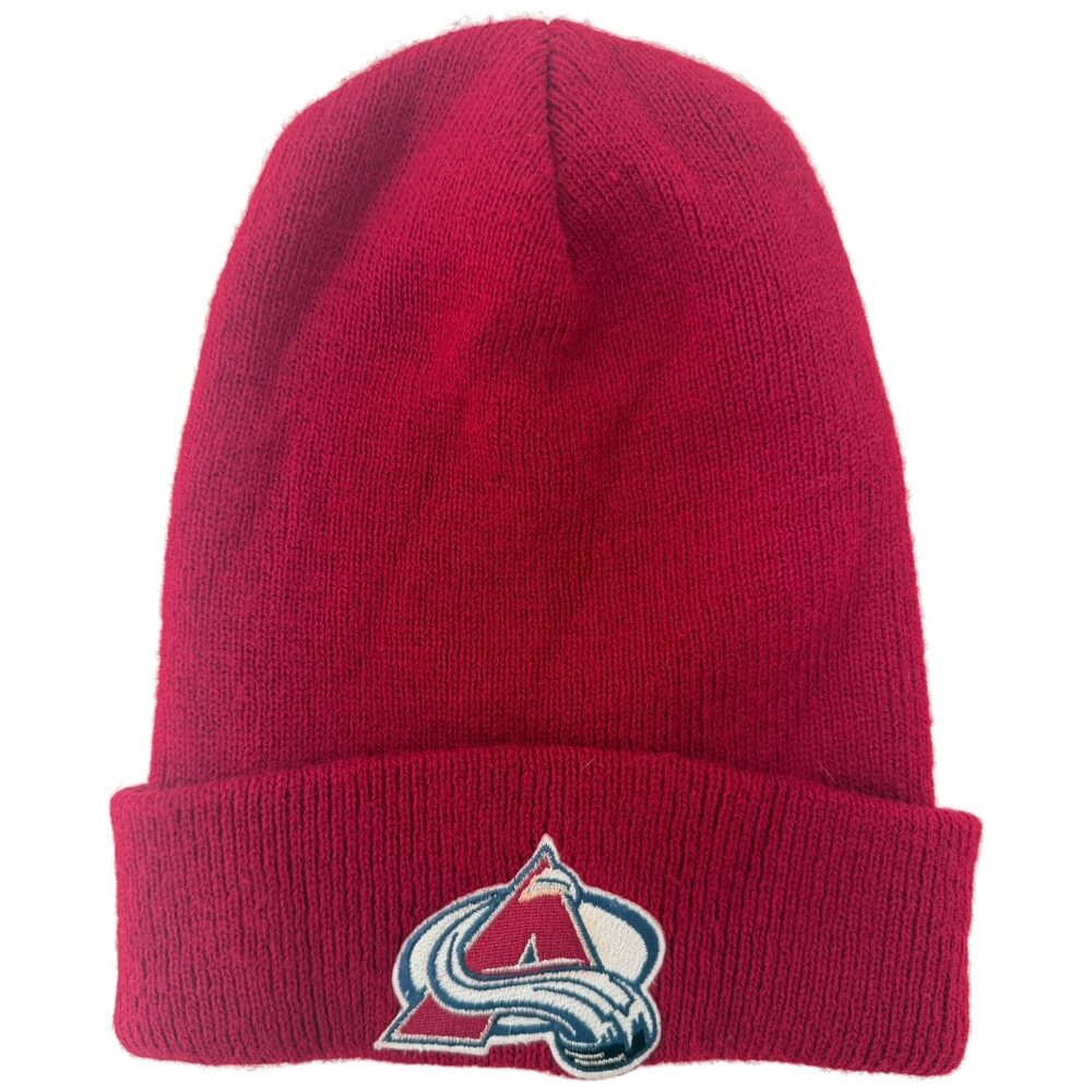 Colorado Avalanche NHL Logo Rossmor Industries, Inc. Beanie Men's OS Burgundy